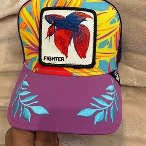 Goorin Bros Est 1895 Fighter Embroidered Trucker SnapBack